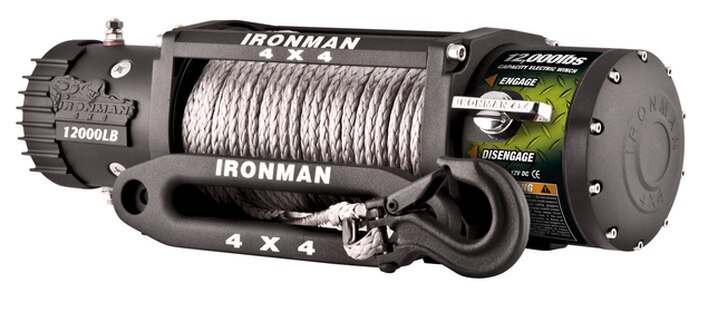 Ironman 4x4 12000lbs Monster Winch - Steel Cable